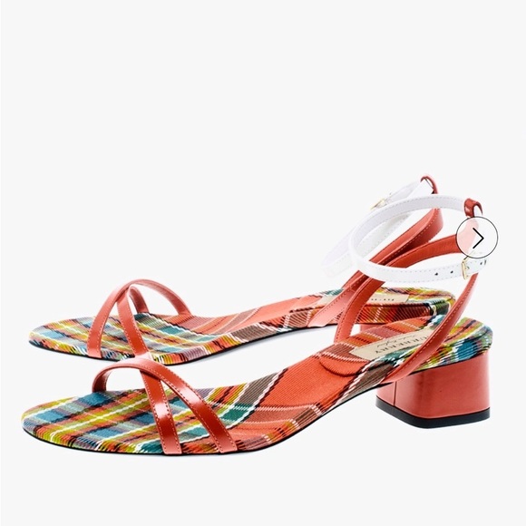 Burberry Tartan two-tone sandal - Picture 7 of 10